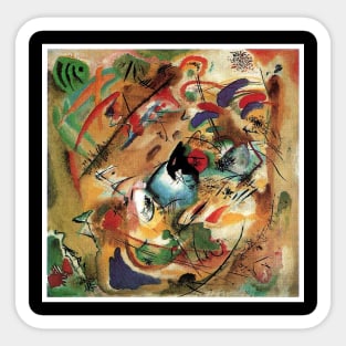 Wassily Kandinsky Abstract Art Sticker